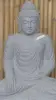  Product image 2 of the product “Seated Buddha made of Riverstone in Bhumisparsha - gesture of touching the earth. 83cm height. ”